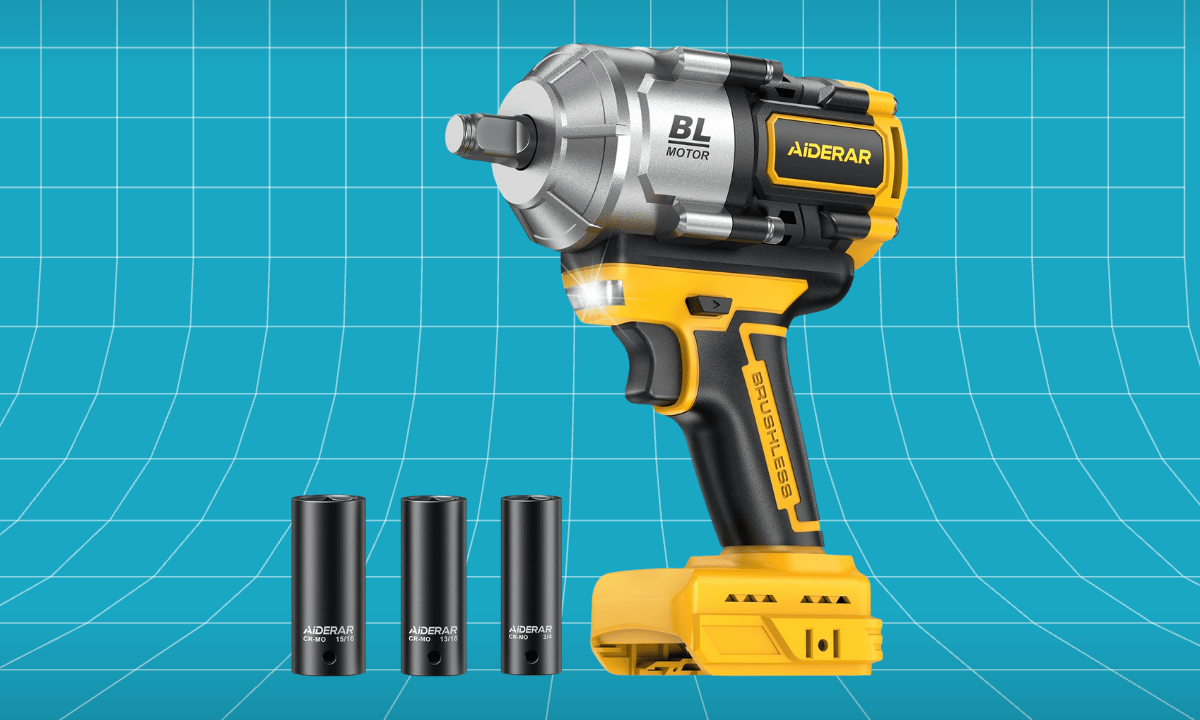 AIDERAR 20V Cordless Impact Wrench for DeWalt
