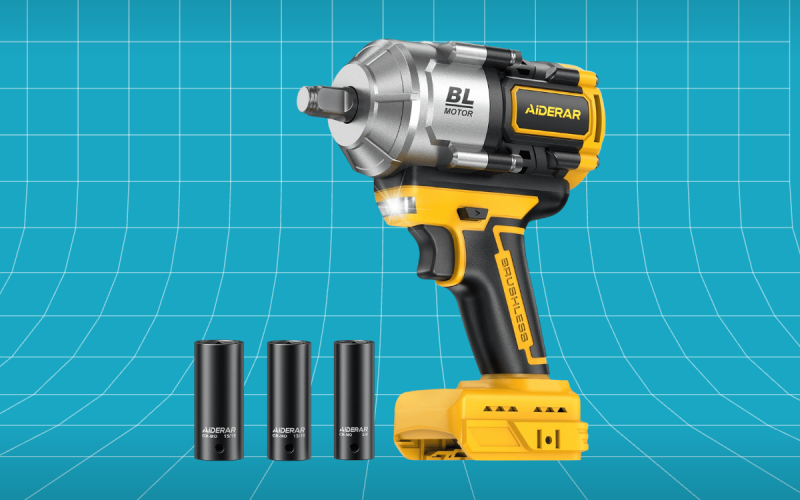AIDERAR 20V Cordless Impact Wrench for DeWalt