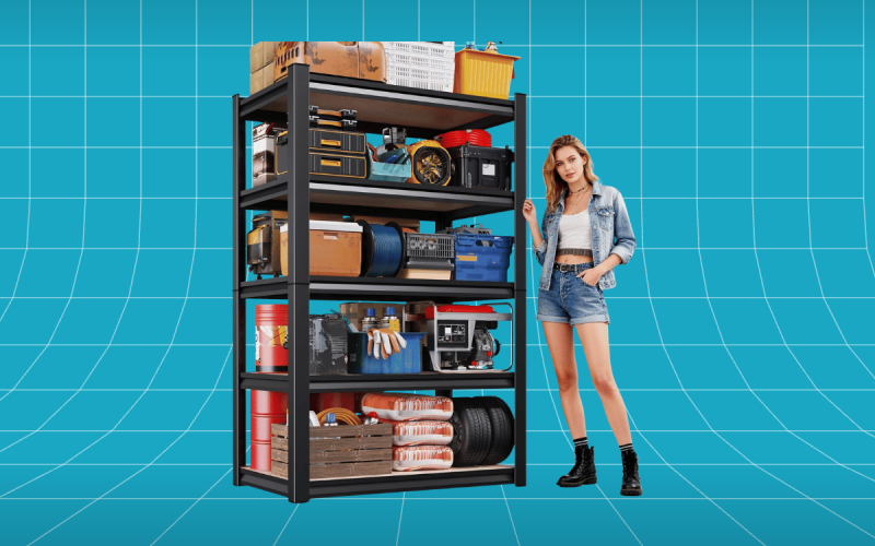 5 Tier Garage Storage Shelving Unit