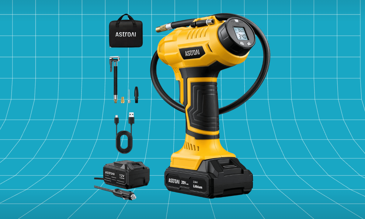 AstroAI Cordless Tire Inflator Portable Air Compressor