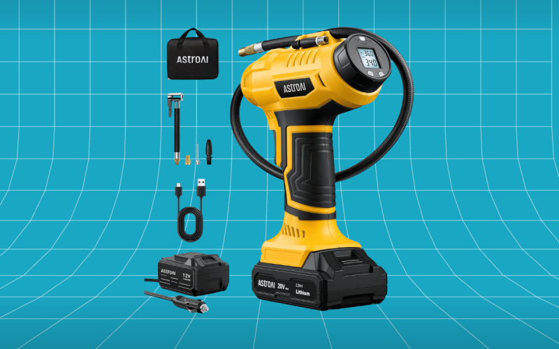 AstroAI Cordless Tire Inflator Portable Air Compressor