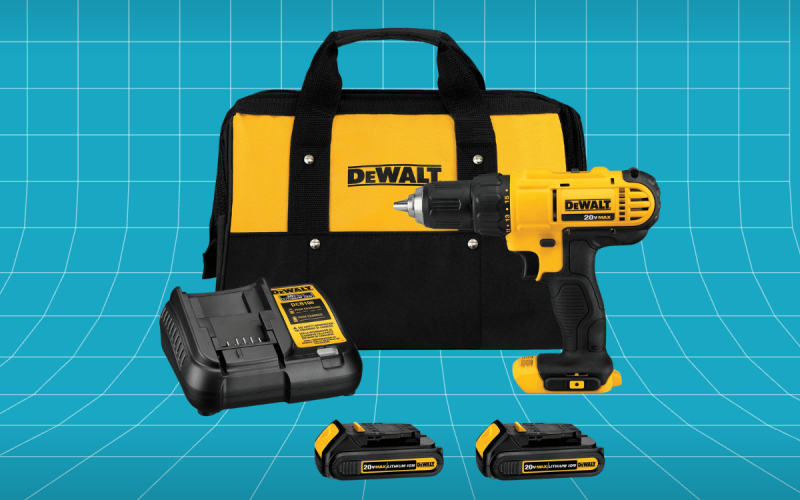 DEWALT 20V MAX Cordless Drill Driver Set (DCD771C2)