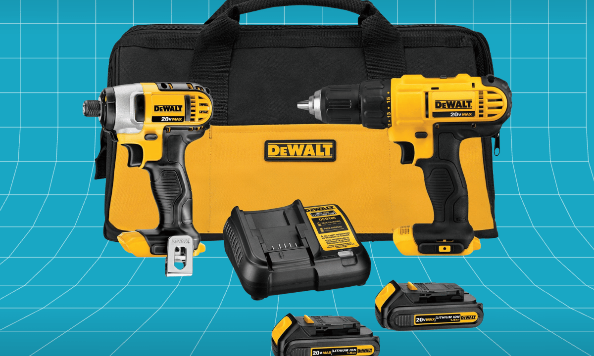 DEWALT 20V MAX Cordless Drill & Impact Driver Combo Kit (DCK240C2)