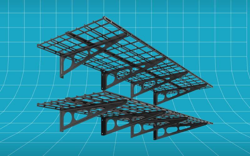 FLEXIMOUNTS 2-Pack 2x6ft Garage Shelving