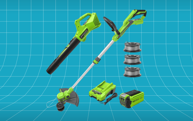 Greenworks 40V Cordless Yard Tool Combo Kit