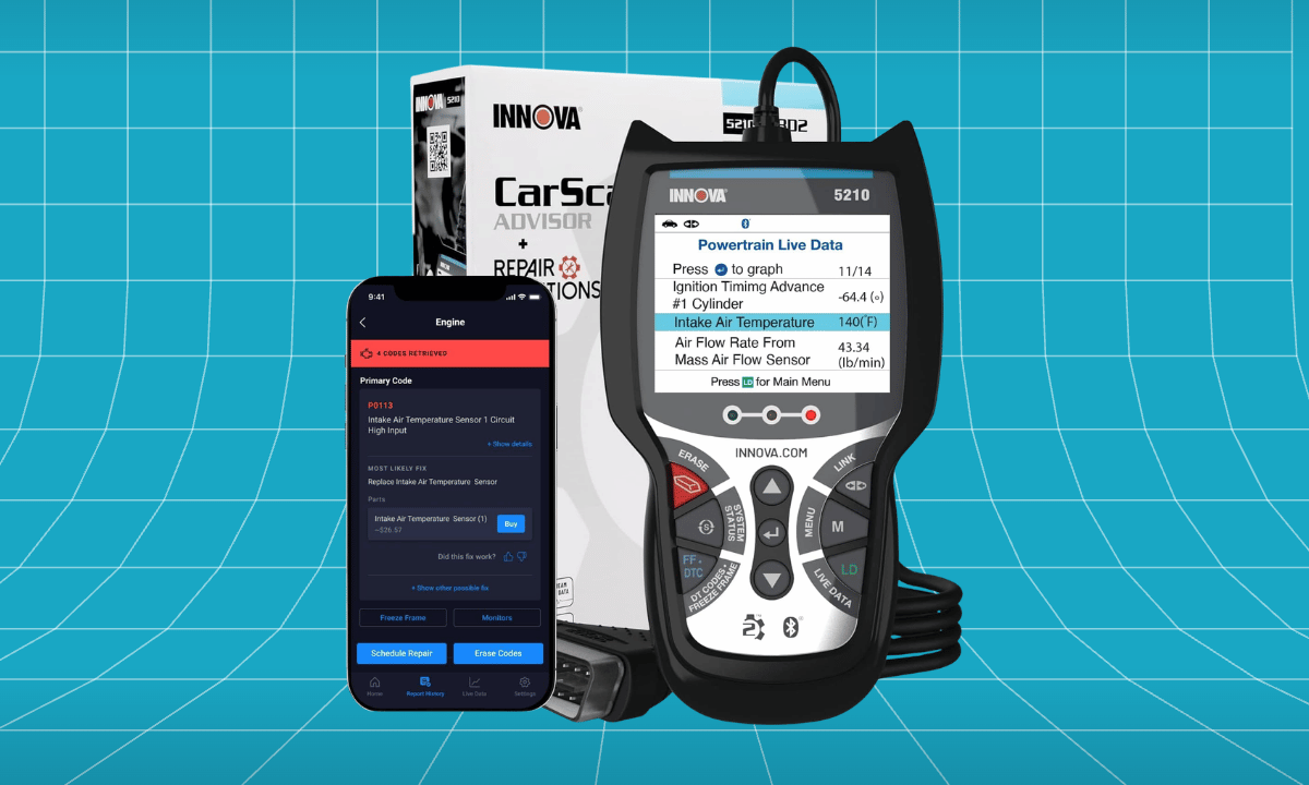 Innova 5210 OBD2 Scanner & Engine Code Reader
