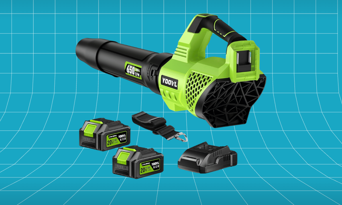 YOOVL 650CFM Cordless Leaf Blower