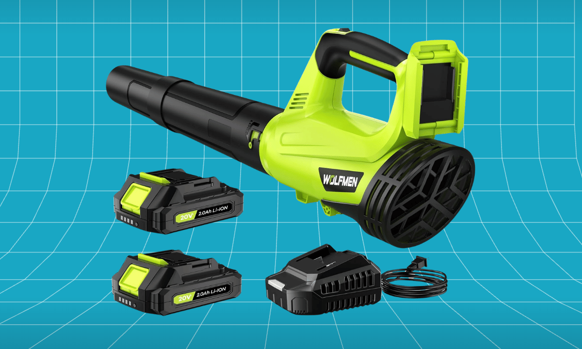 WOLFMEN Cordless Leaf Blower