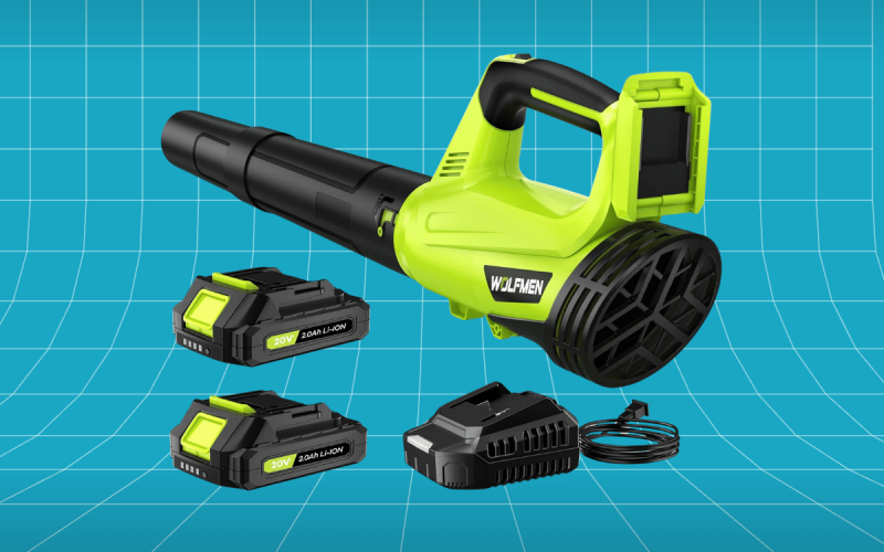 WOLFMEN Cordless Leaf Blower