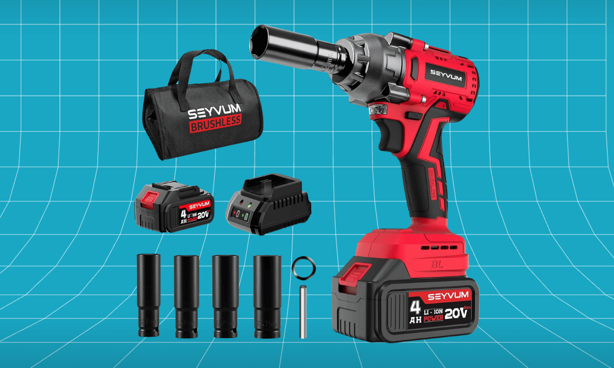 SEYVUM Impact Wrench 320 Ft-lbs