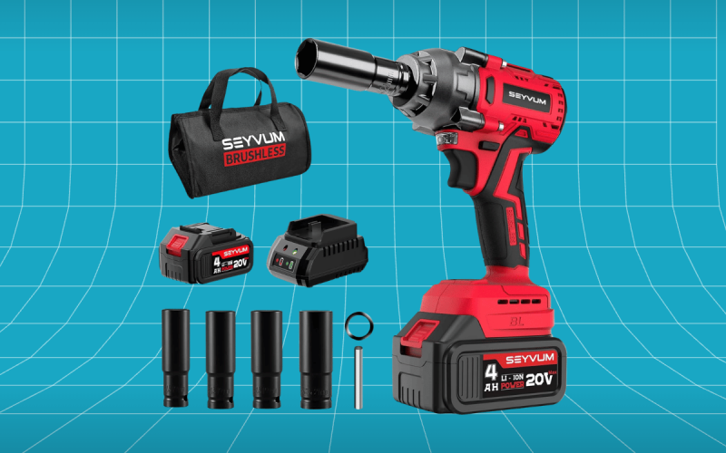SEYVUM Impact Wrench 320 Ft-lbs