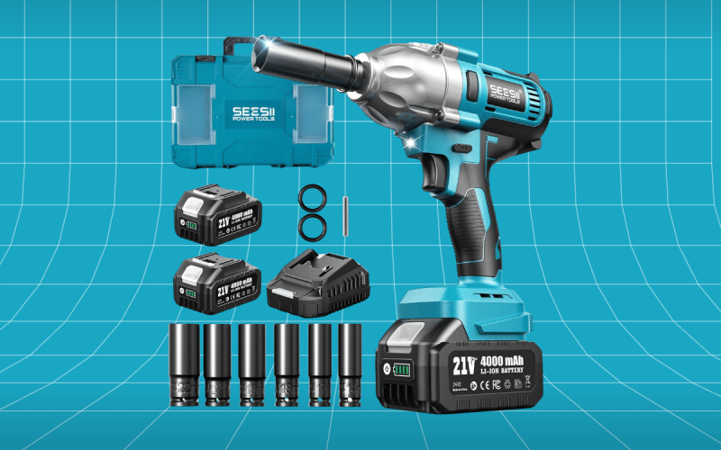 Seesii Impact Wrench 665 FT-LBS